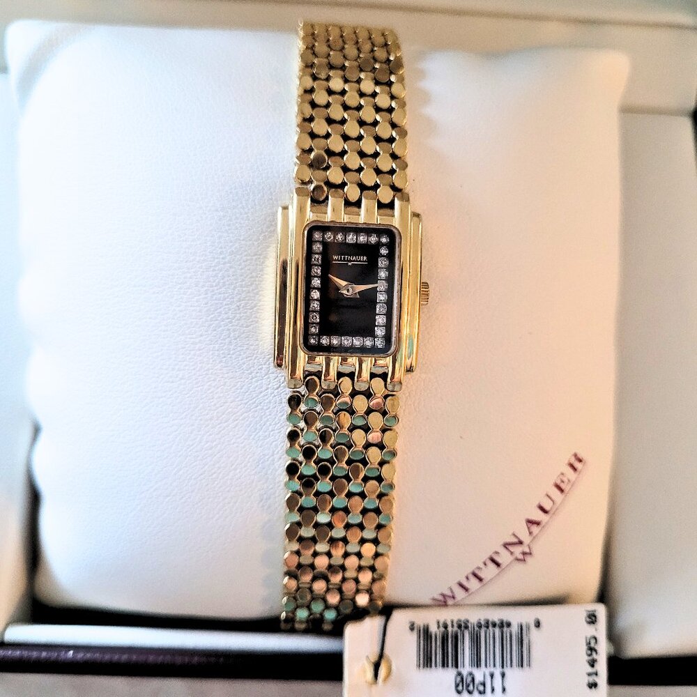 Wittnauer Women's 11P00 Diamond Gold Swiss Vintage Watch